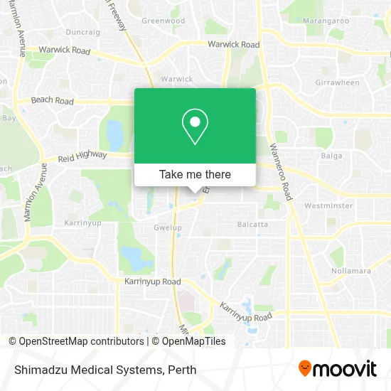 Mapa Shimadzu Medical Systems
