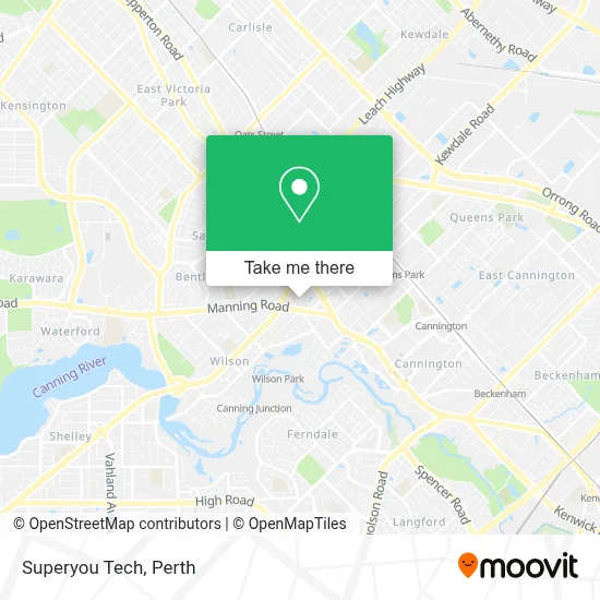Mapa Superyou Tech