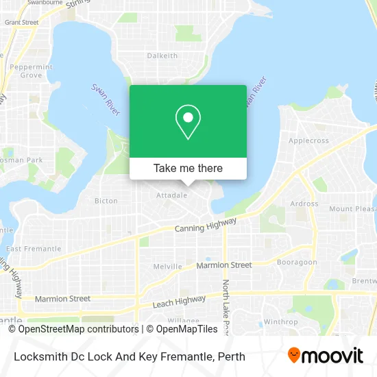Mapa Locksmith Dc Lock And Key Fremantle