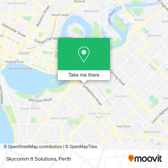 Mapa Skycomm It Solutions