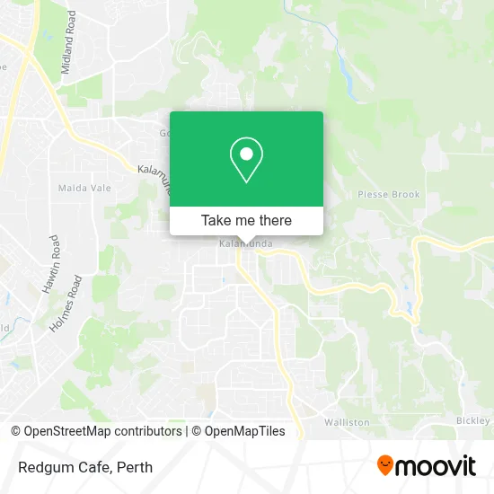 Mapa Redgum Cafe