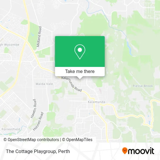 Mapa The Cottage Playgroup