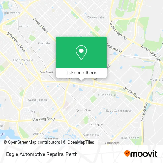 Mapa Eagle Automotive Repairs