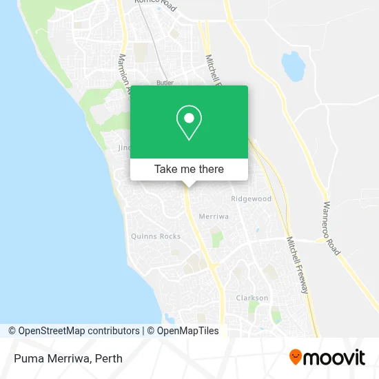 Mapa Puma Merriwa