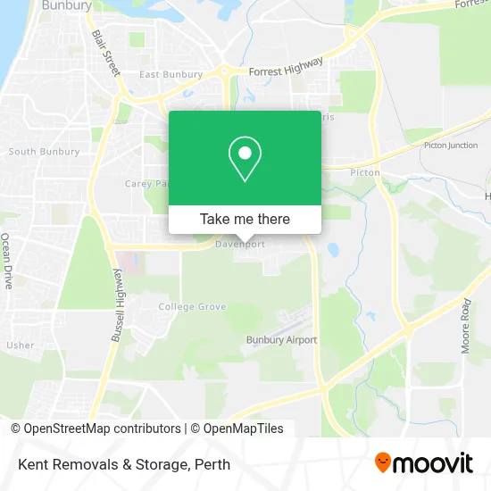 Mapa Kent Removals & Storage