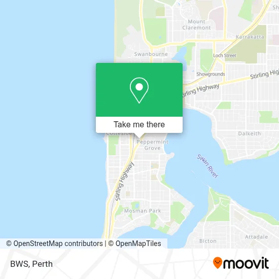 Mapa Bws