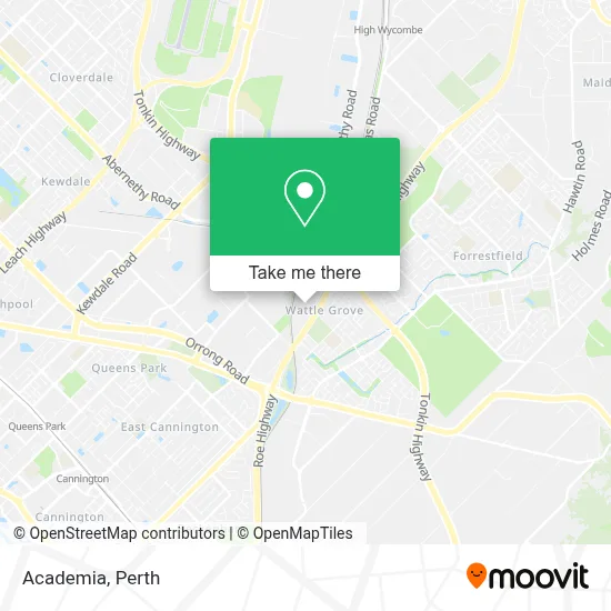Mapa Academia