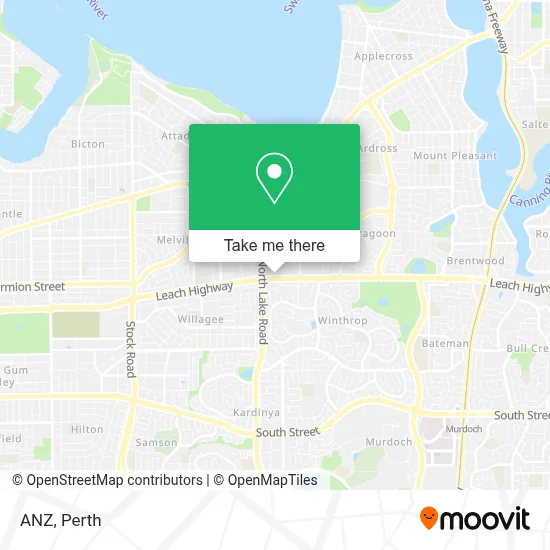 Mapa Anz