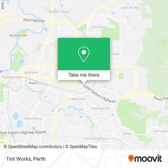 Tint Works map