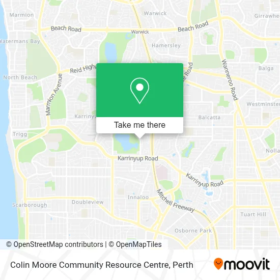 Colin Moore Community Resource Centre map
