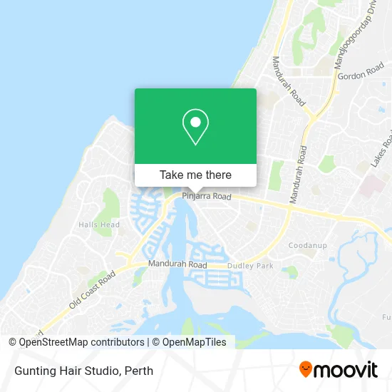 Mapa Gunting Hair Studio