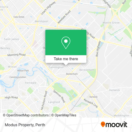 Modus Property map