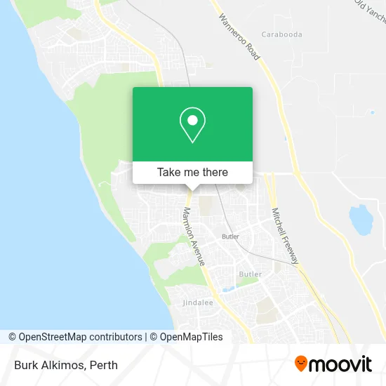 Mapa Burk Alkimos