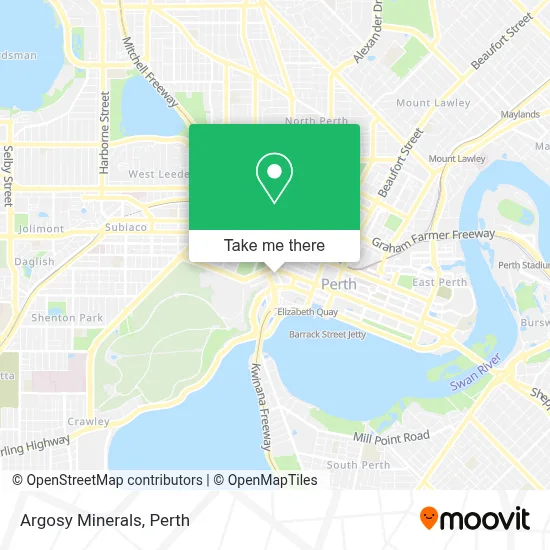 Mapa Argosy Minerals