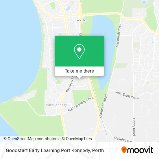 Mapa Goodstart Early Learning Port Kennedy
