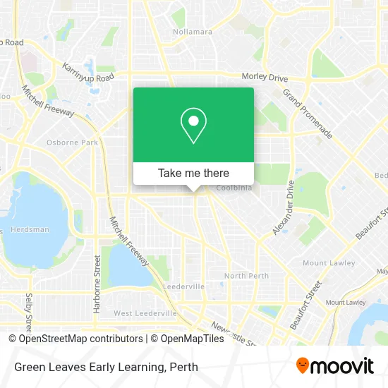 Mapa Green Leaves Early Learning