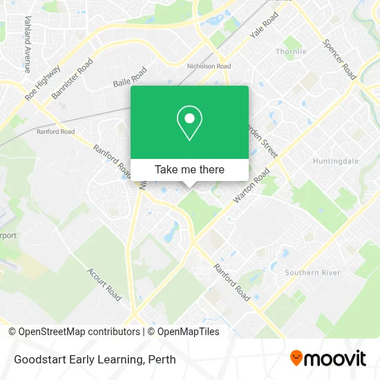 Mapa Goodstart Early Learning