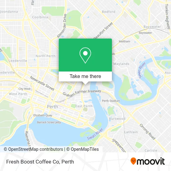Mapa Fresh Boost Coffee Co