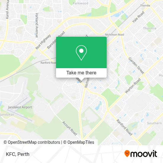Mapa Kfc
