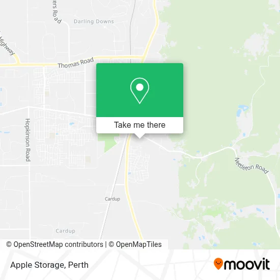 Apple Storage map