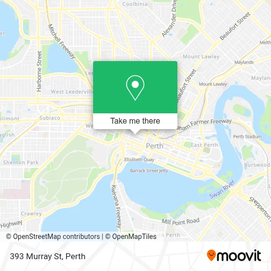 Mapa 393 Murray St