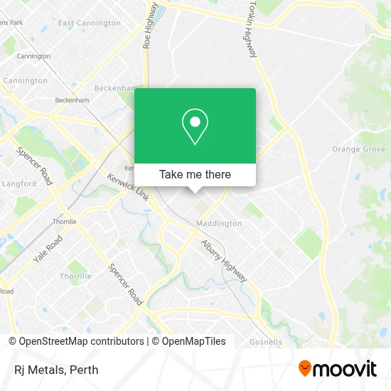 Mapa Rj Metals