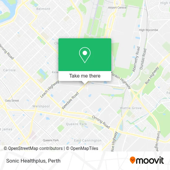 Mapa Sonic Healthplus