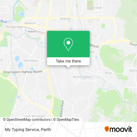 My Typing Service map