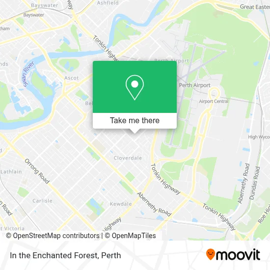 Mapa In the Enchanted Forest