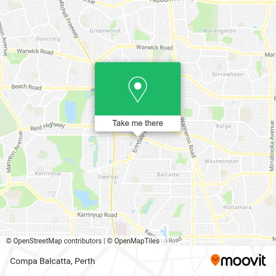 Compa Balcatta map