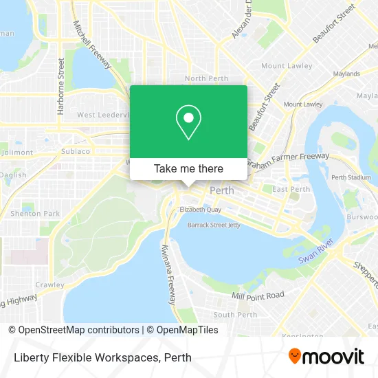 Mapa Liberty Flexible Workspaces