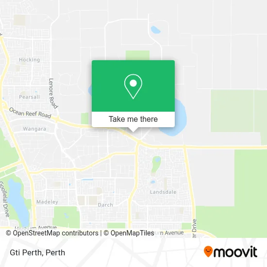 Mapa Gti Perth