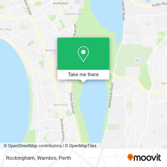 Rockingham, Warnbro map