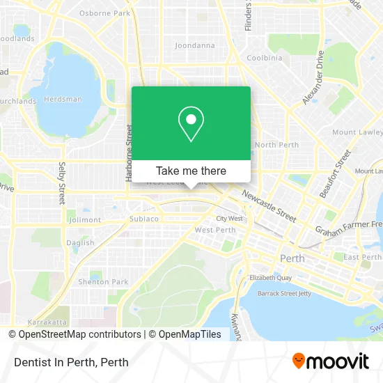 Mapa Dentist In Perth