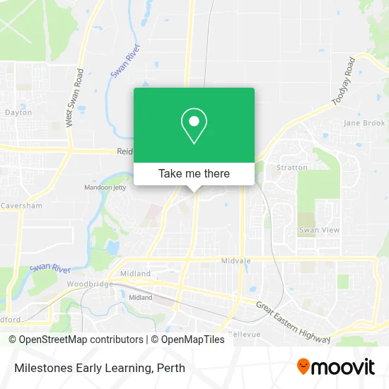 Mapa Milestones Early Learning
