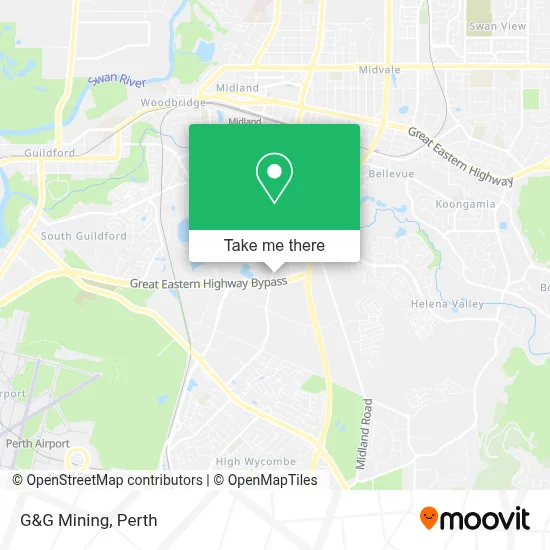 Mapa G&G Mining