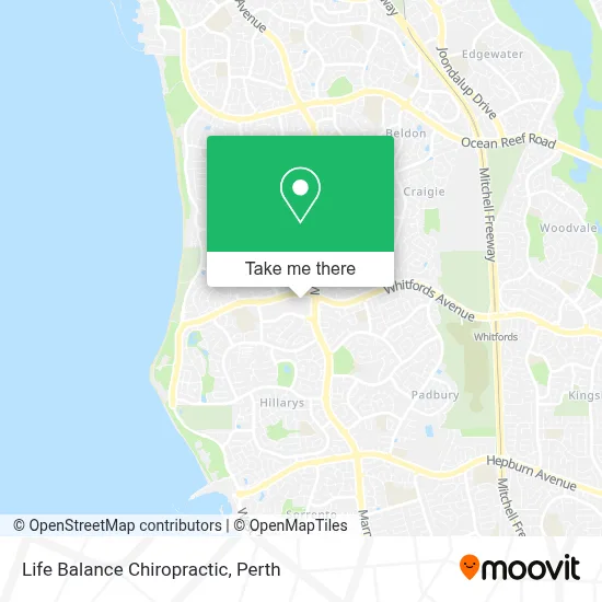 Mapa Life Balance Chiropractic