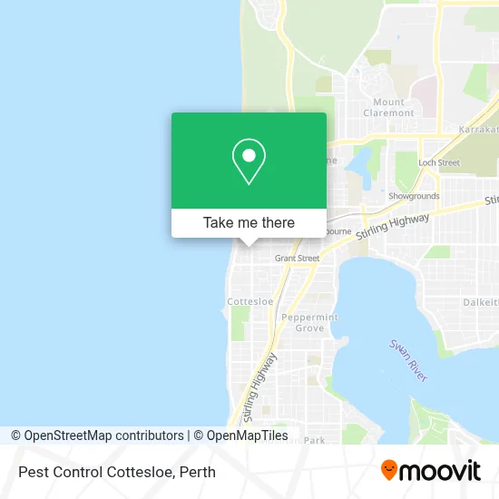 Mapa Pest Control Cottesloe