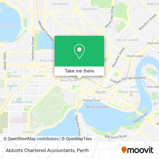 Mapa Abbotts Chartered Accountants