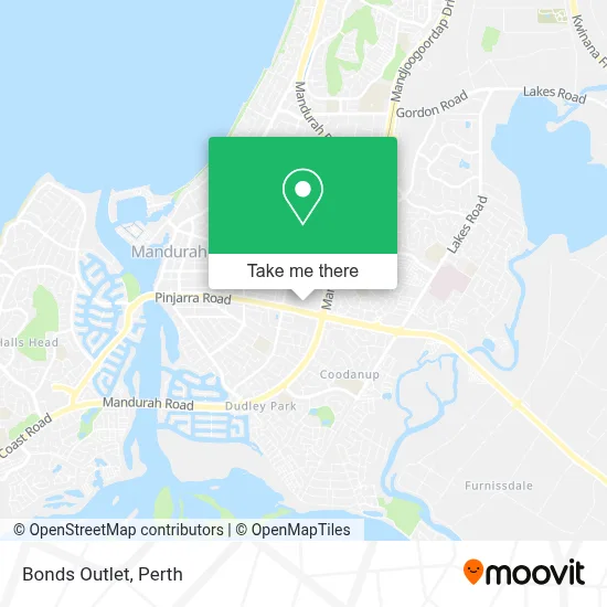 Mapa Bonds Outlet