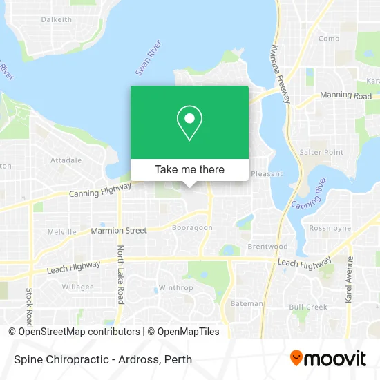 Mapa Spine Chiropractic - Ardross