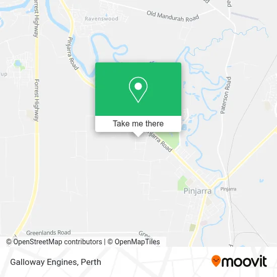 Mapa Galloway Engines