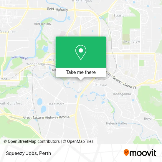 Mapa Squeezy Jobs