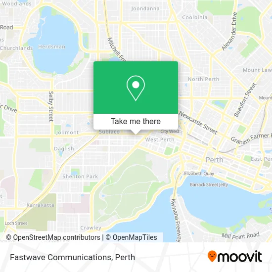 Mapa Fastwave Communications