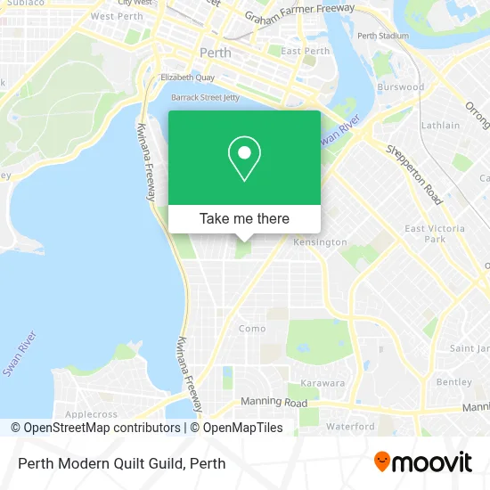 Mapa Perth Modern Quilt Guild