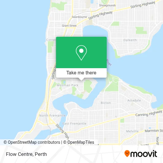 Mapa Flow Centre
