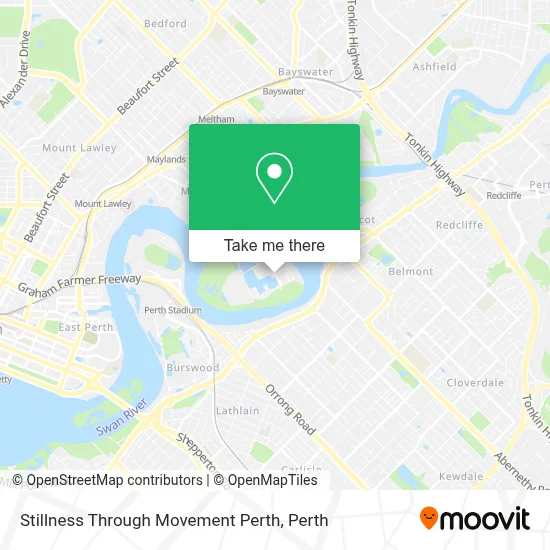 Mapa Stillness Through Movement Perth