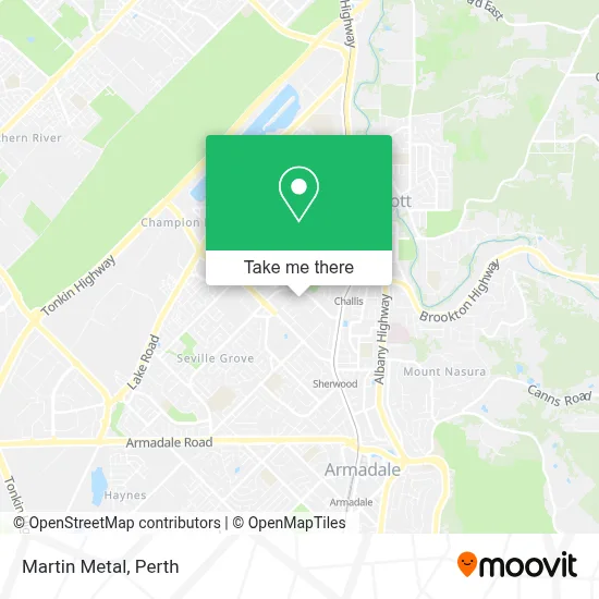 Mapa Martin Metal
