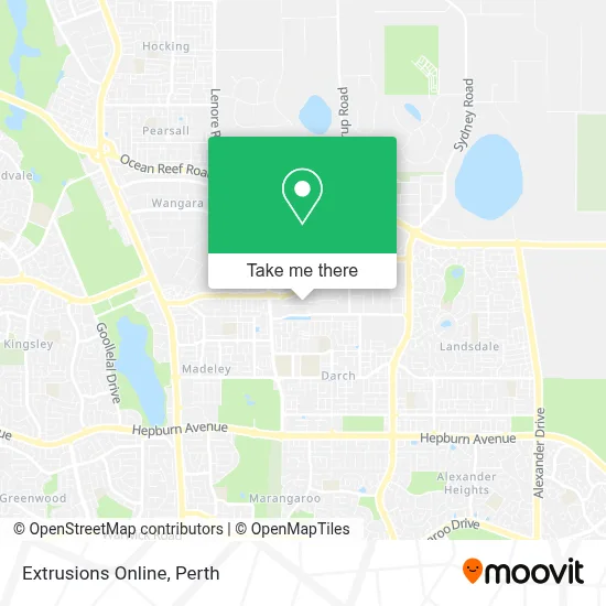 Mapa Extrusions Online