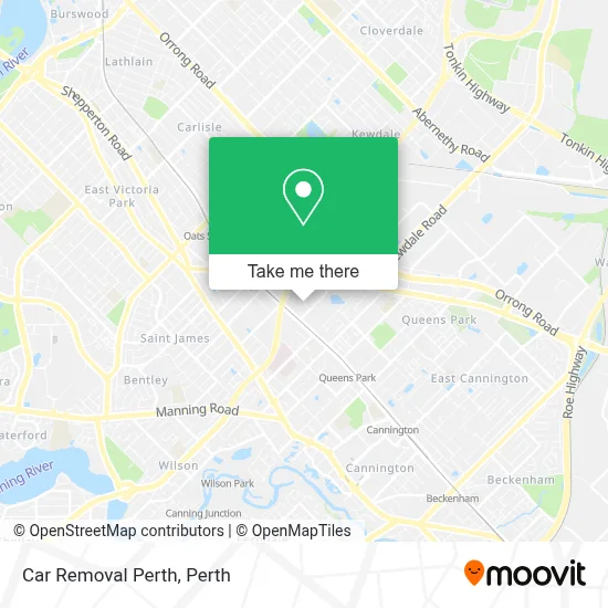 Mapa Car Removal Perth